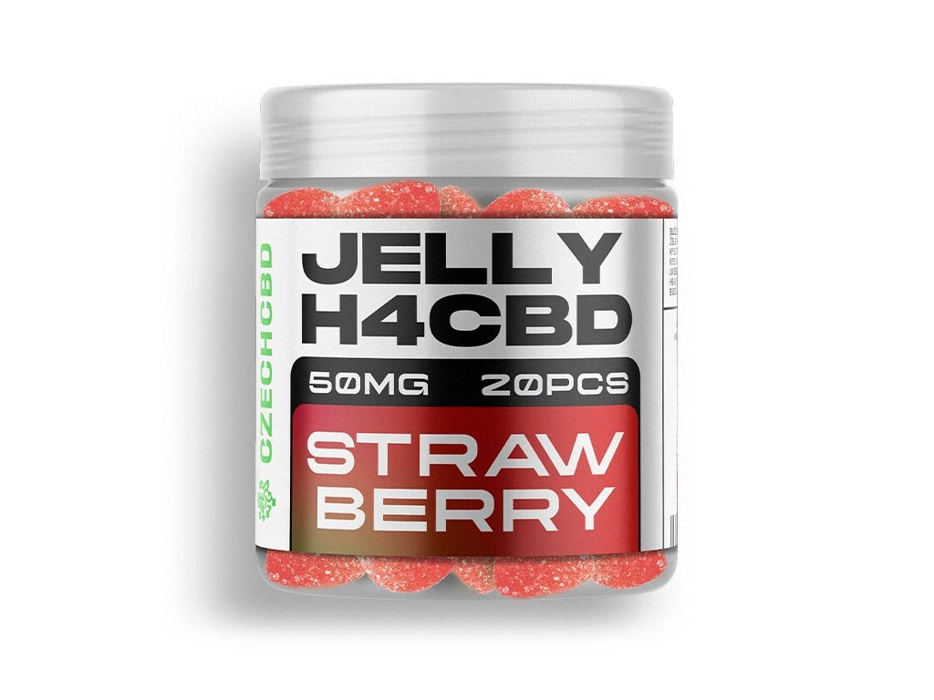 Jelly H4CBD 50mg Strawberry 20pcs